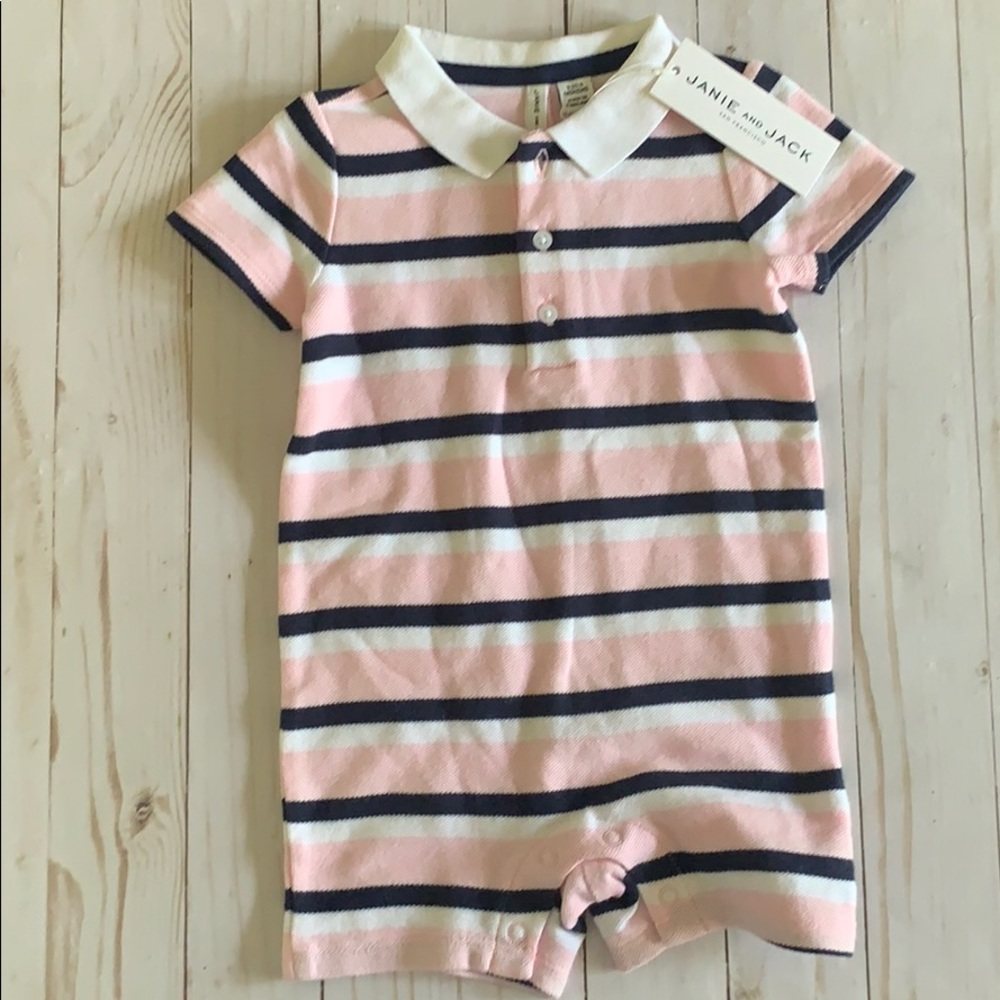 Janie and Jack short onesie